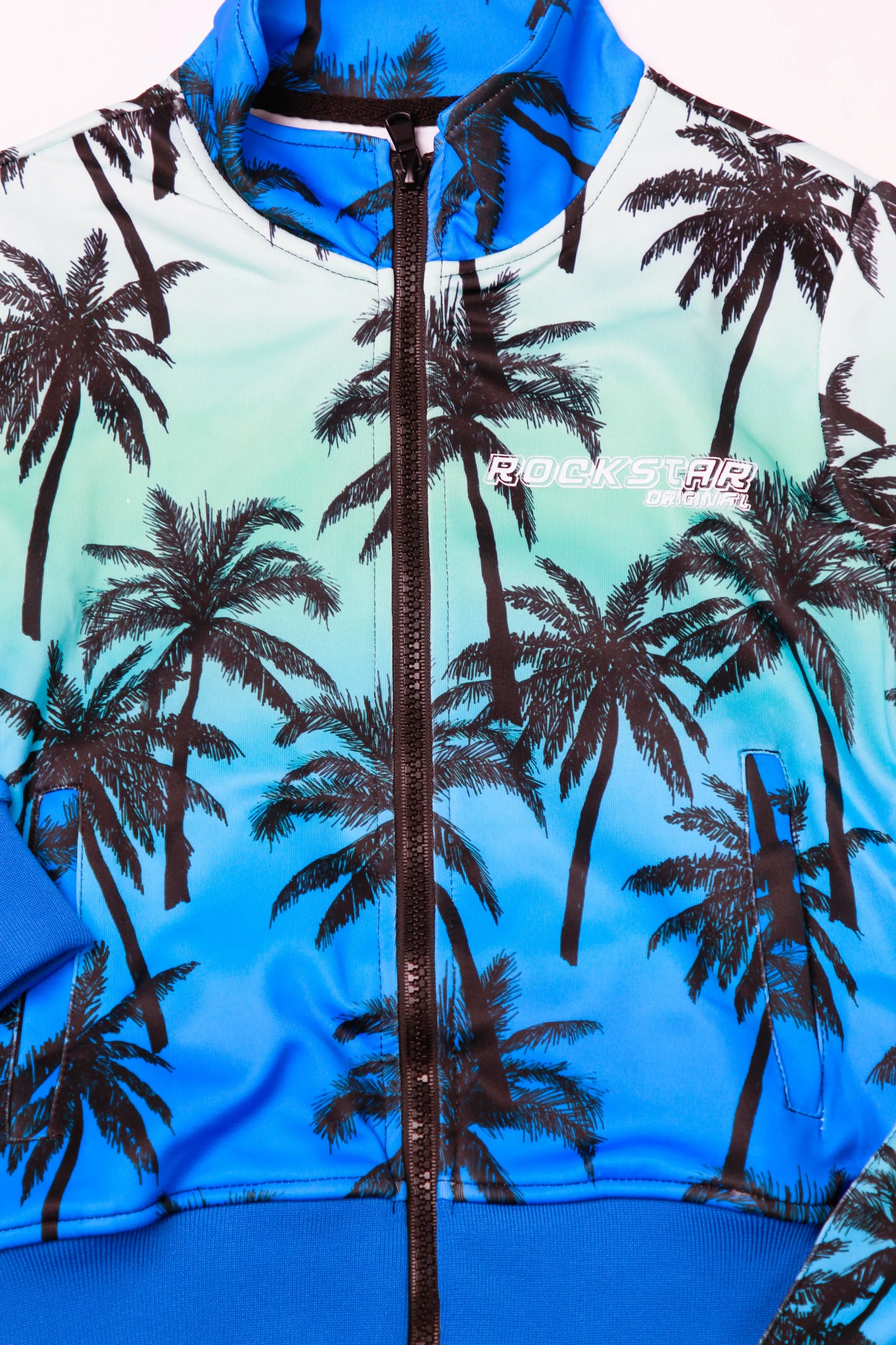 Kids Blue Eves Palm Print Set