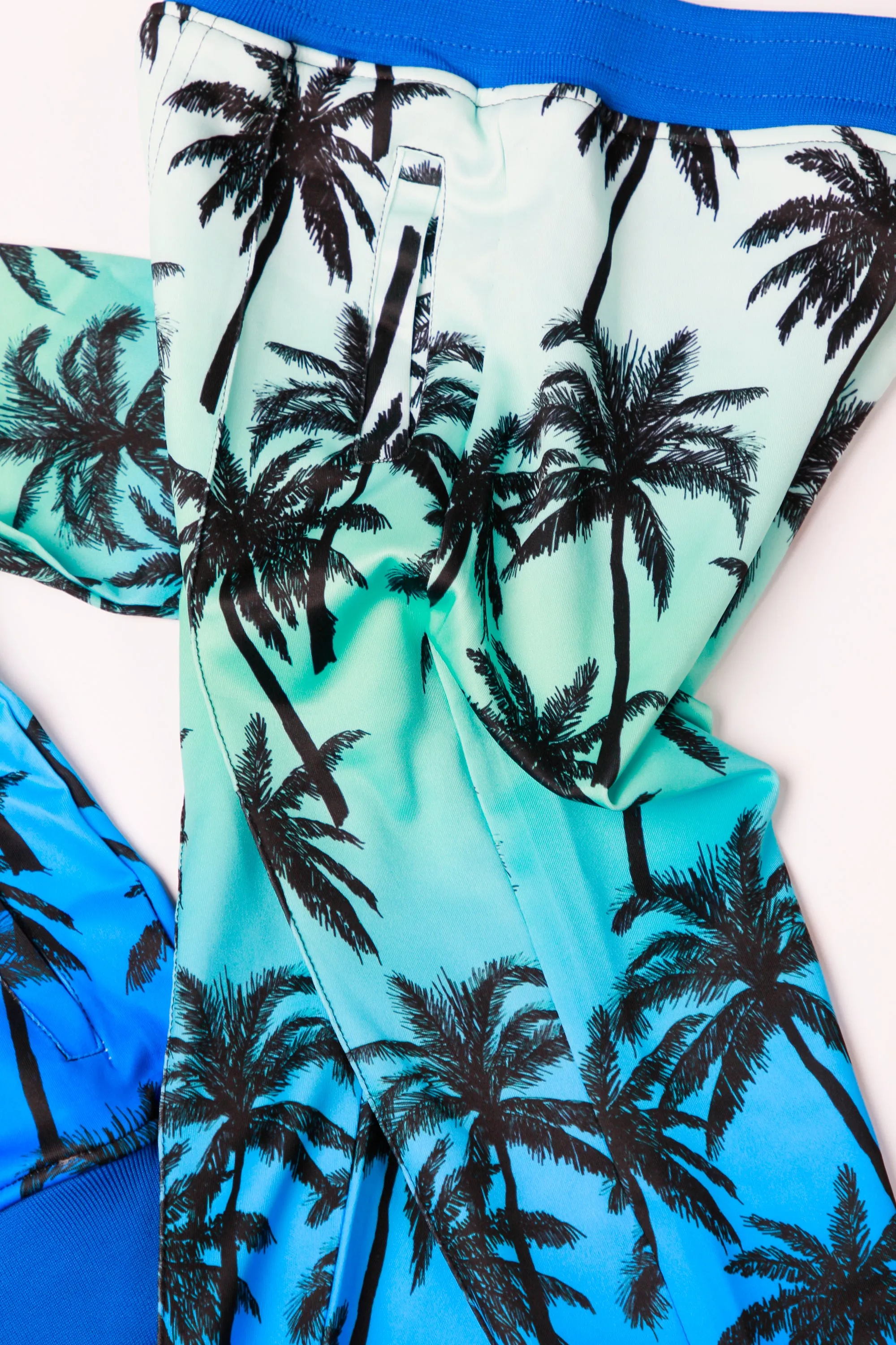 Kids Blue Eves Palm Print Set