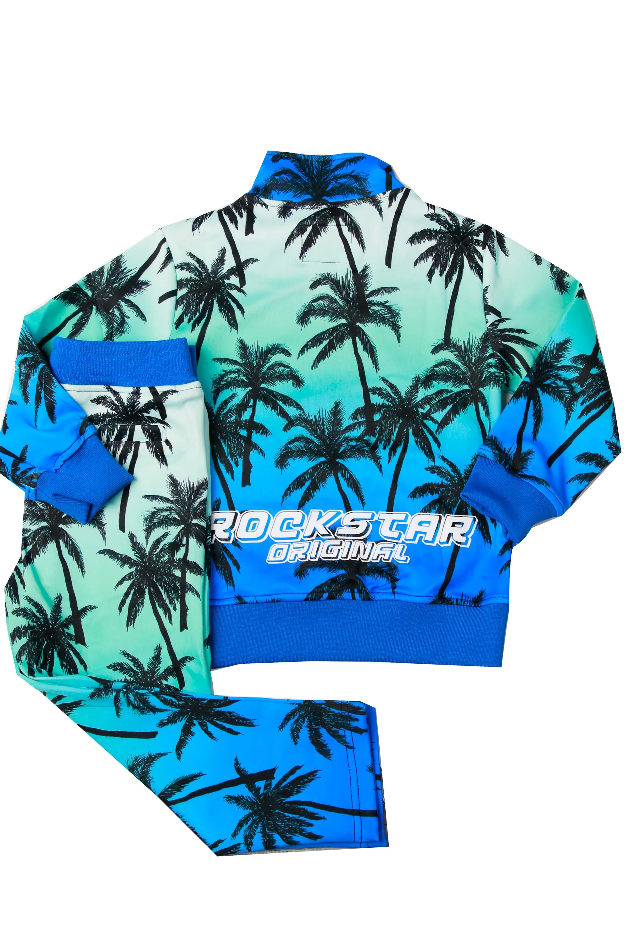 Kids Blue Eves Palm Print Set