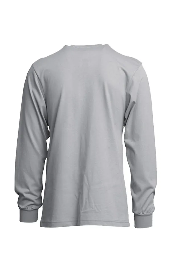 Lapco FR 7oz. Gray Henley FRT-HJE-GRY