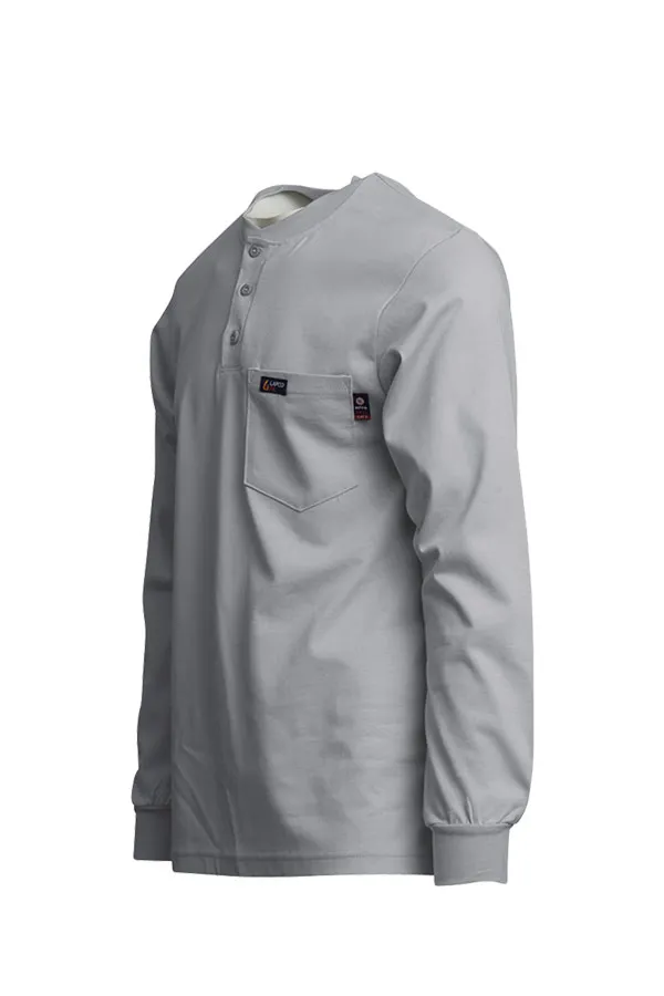 Lapco FR 7oz. Gray Henley FRT-HJE-GRY