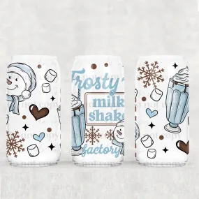 Libbey Can Wrap 16oz -  UV DTF Ink Transfers | Frosty Milk Shake