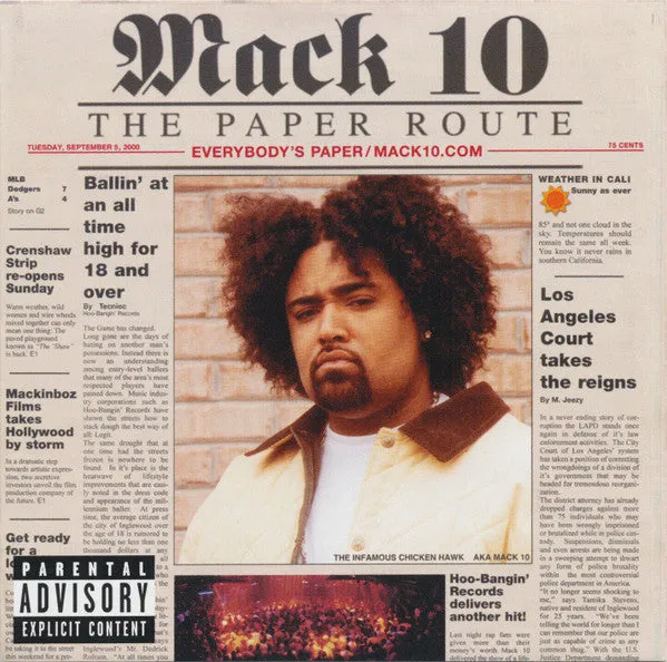 Mack 10 - The Paper Route (CD, Album, Enh) (M)