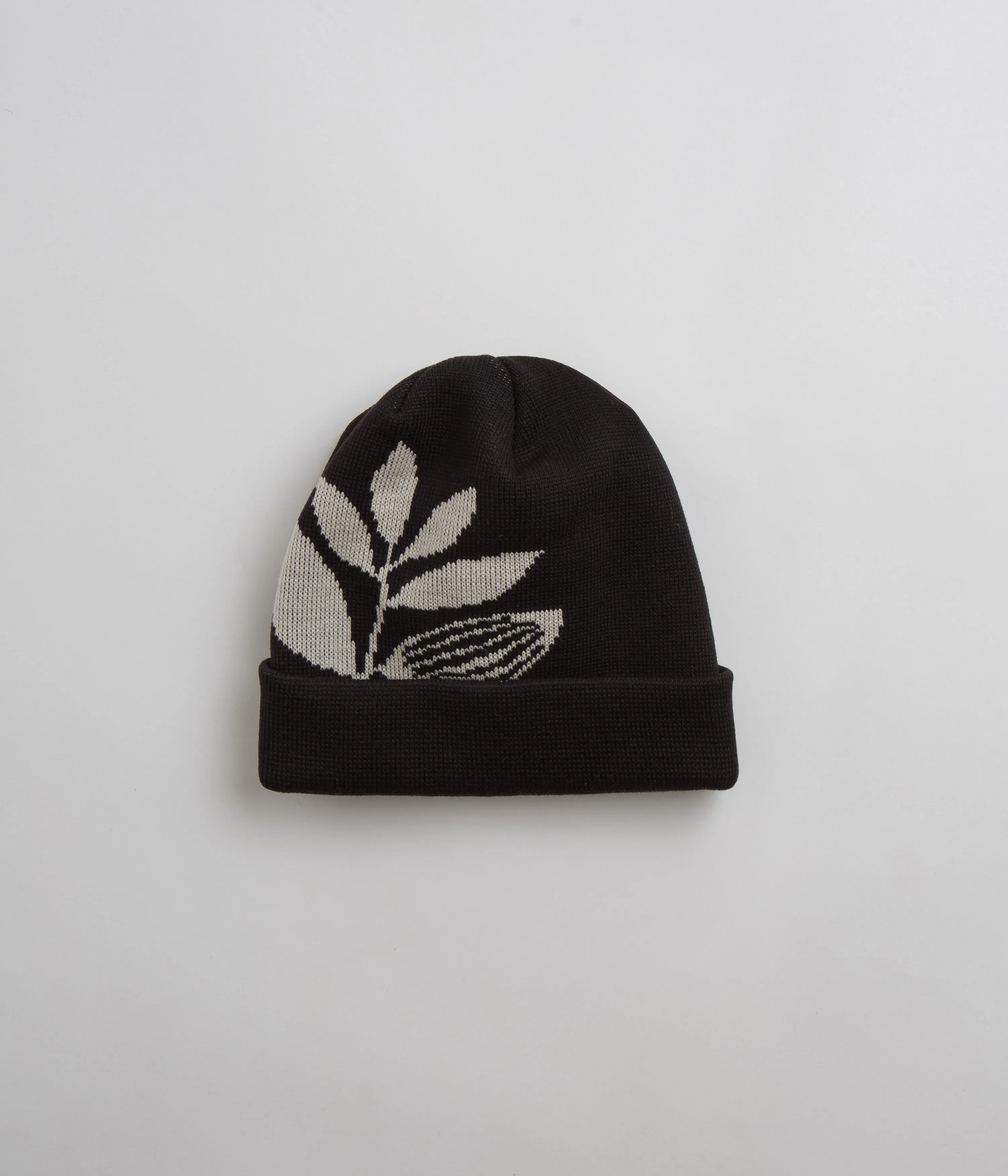 Magenta Plantasia Knit Beanie - Black