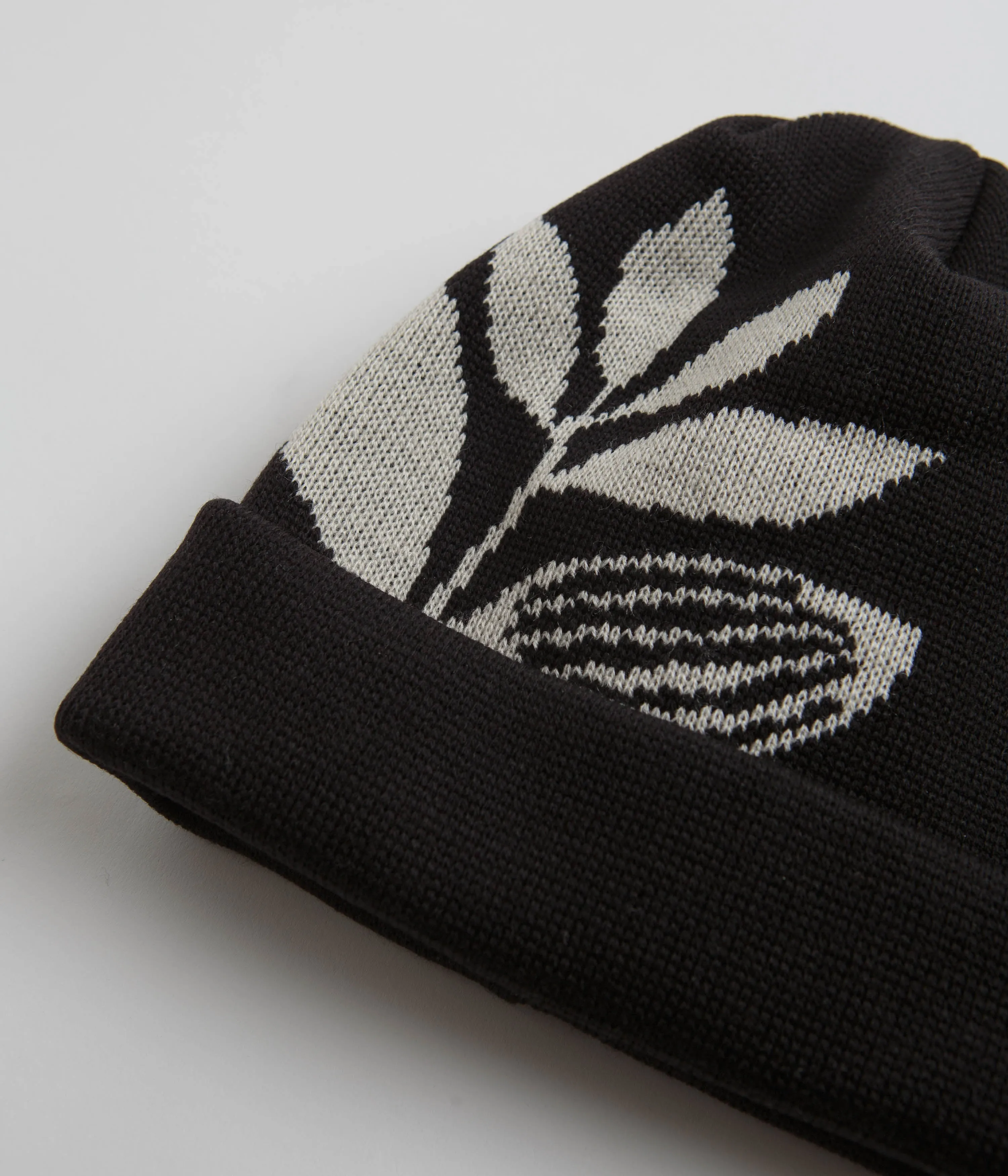 Magenta Plantasia Knit Beanie - Black