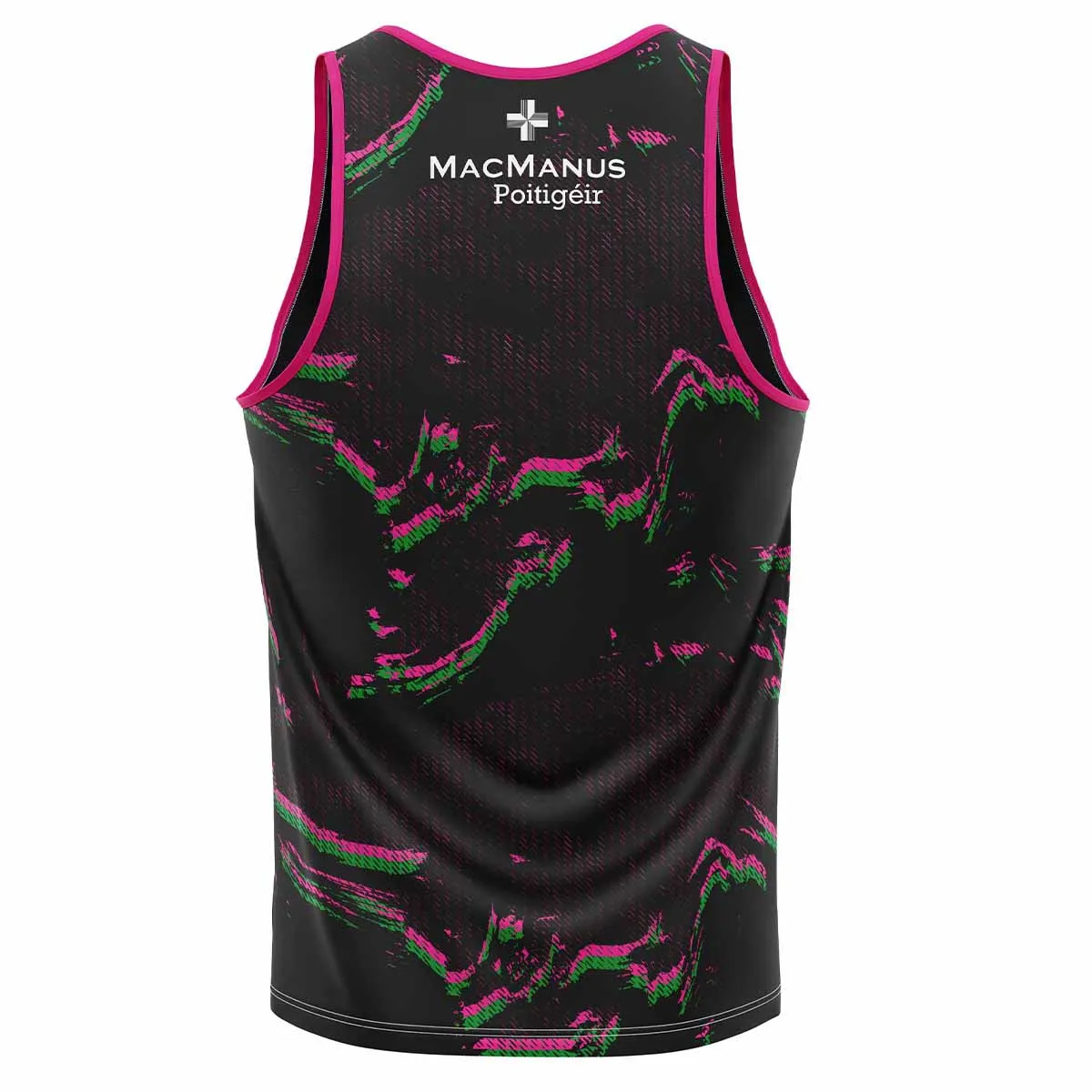 Mc Keever Leitrim GAA Official Vital Training Vest - Girls - Black/Pink