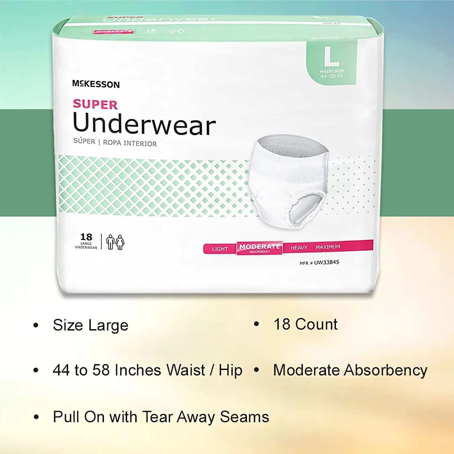 McKesson Adult Absorbent Underwear