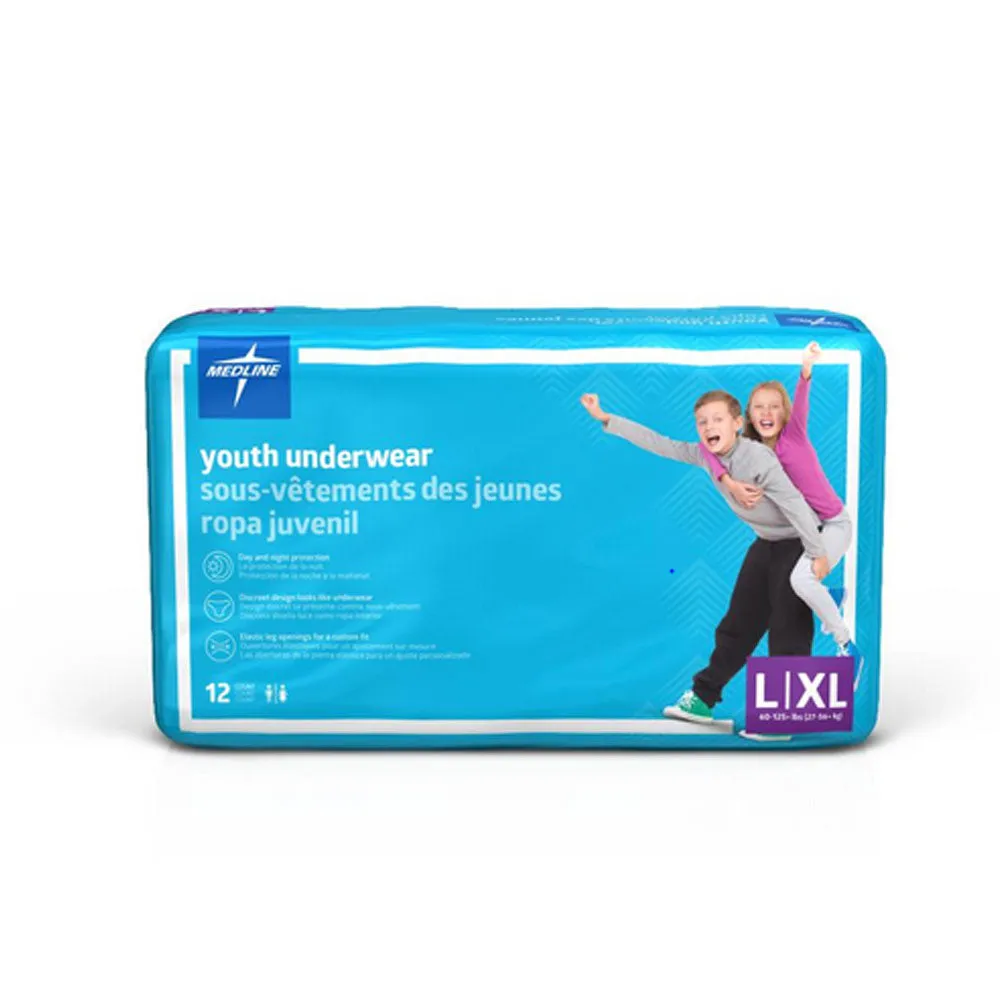 Medline DryTime Protective Youth Underwear