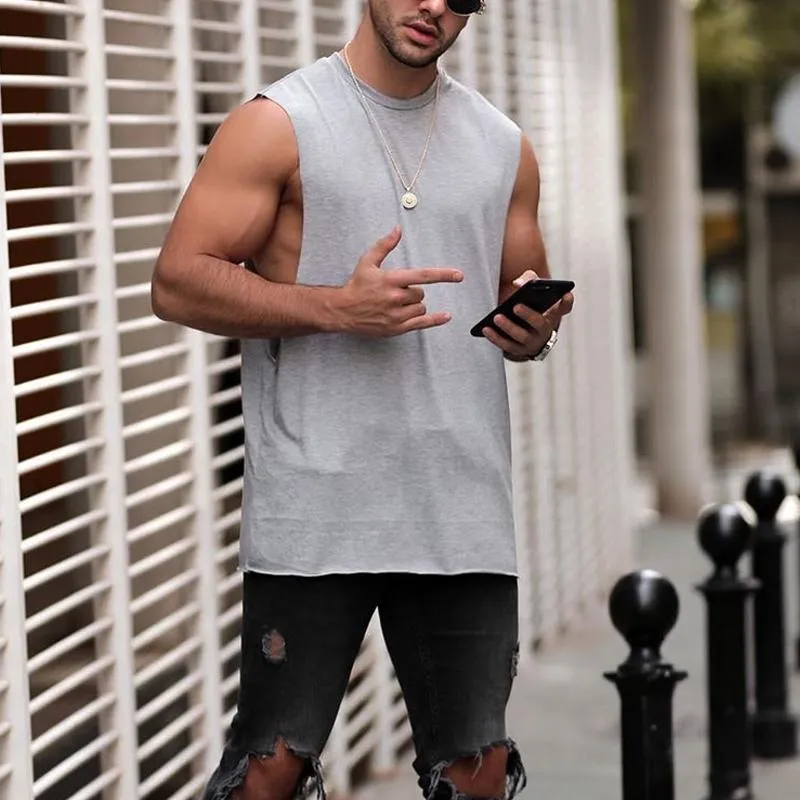 Men's Casual Fashion Sleeveless T-shirt