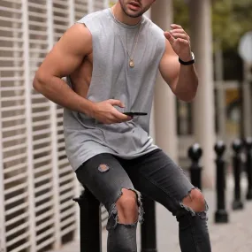 Men's Casual Fashion Sleeveless T-shirt