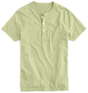 Men's Henley T-shirt - SHADOW GREEN HEATHER