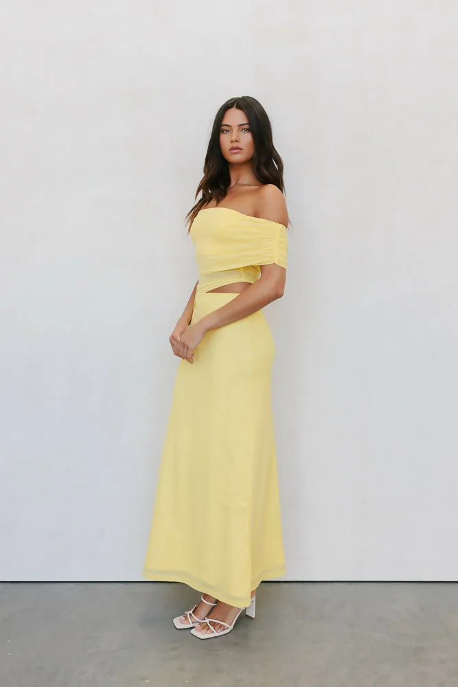 Mirror Mirror Indee Dress in Canary Yellow