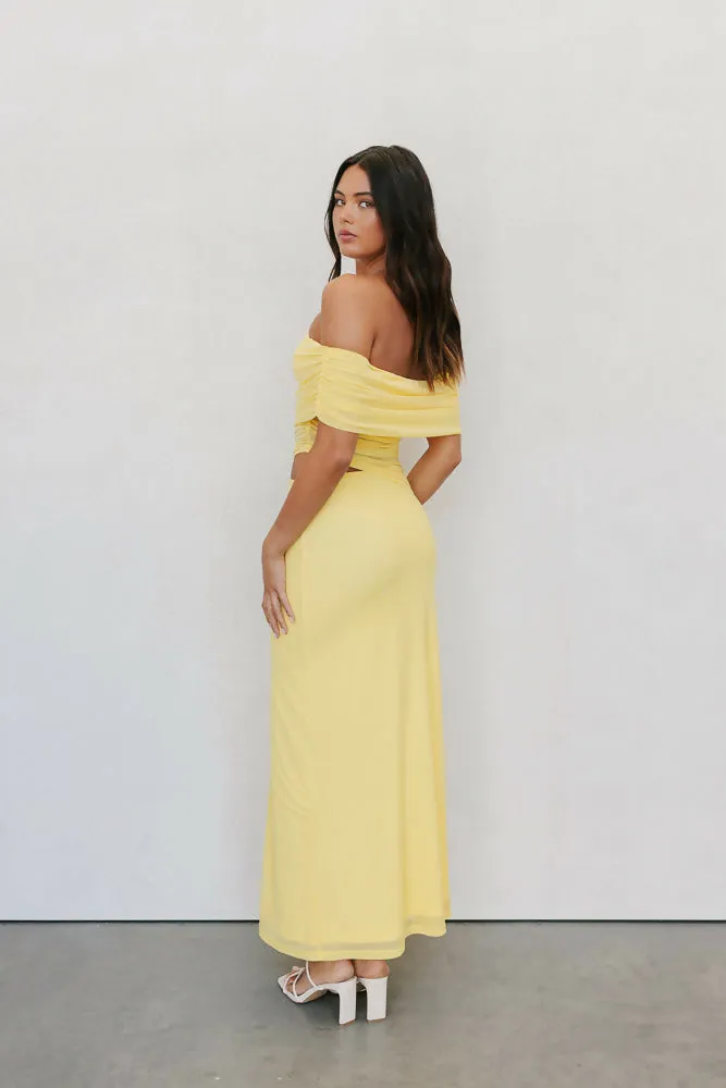 Mirror Mirror Indee Dress in Canary Yellow