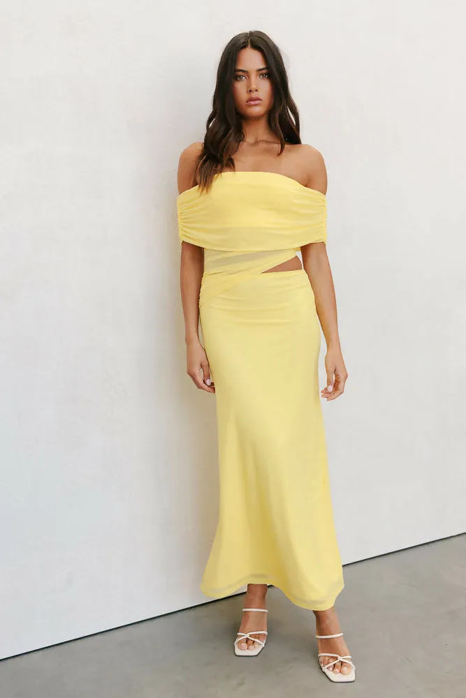 Mirror Mirror Indee Dress in Canary Yellow