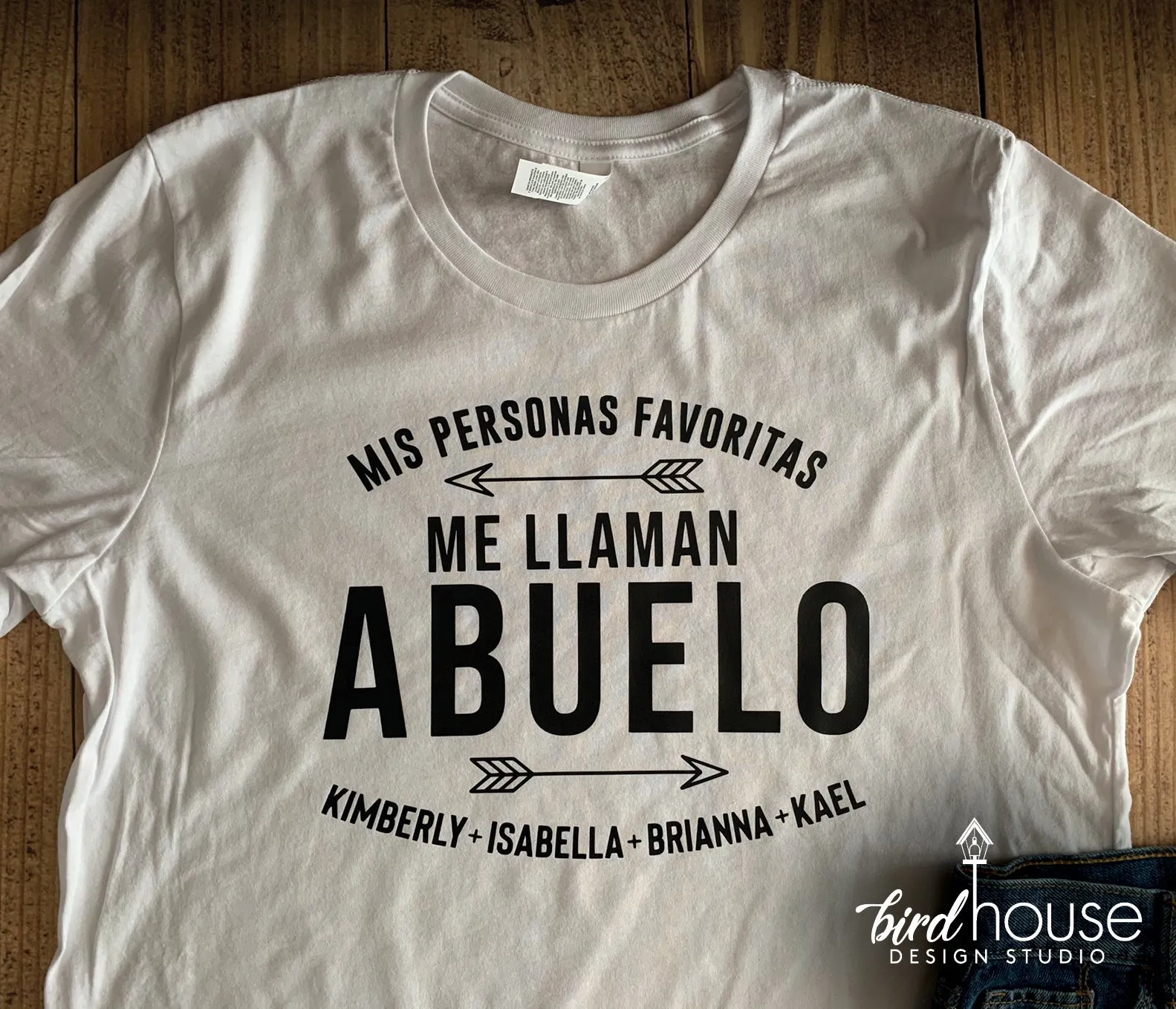 Mis Personas Favoritas me llaman Abuelo, Papa, Cute Personalized Gift