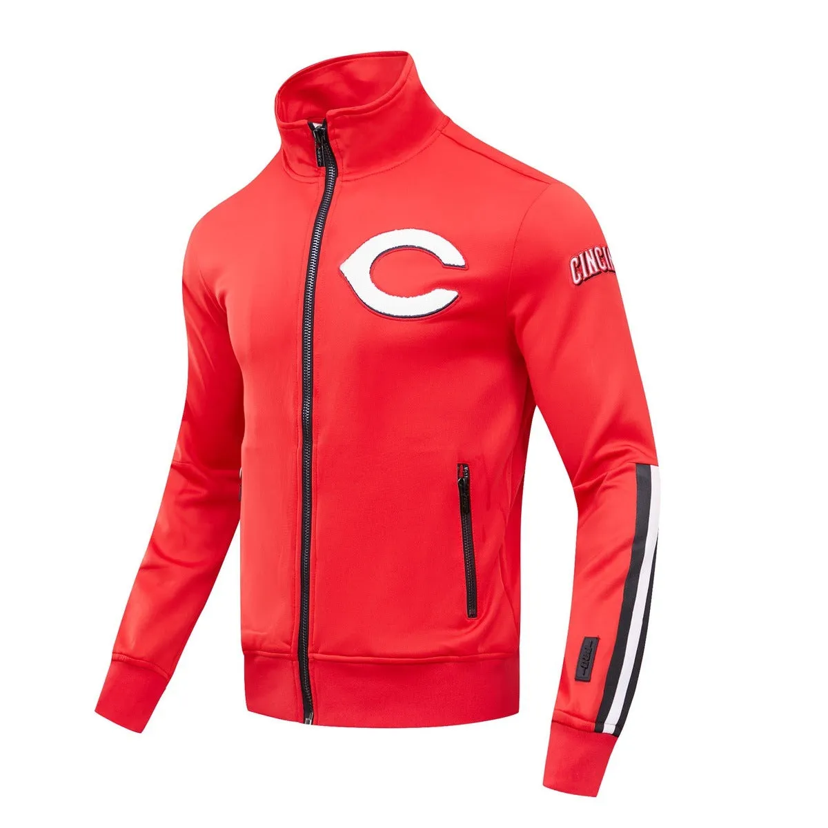 MLB CINCINNATI REDS CLASSIC MEN'S TRACK JACKET (RED)