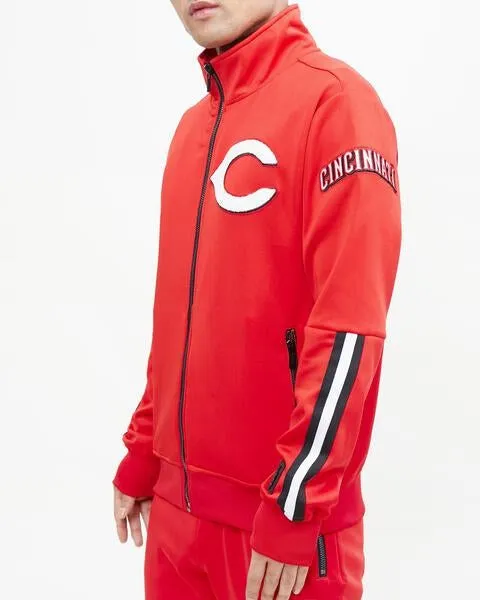 MLB CINCINNATI REDS CLASSIC MEN'S TRACK JACKET (RED)