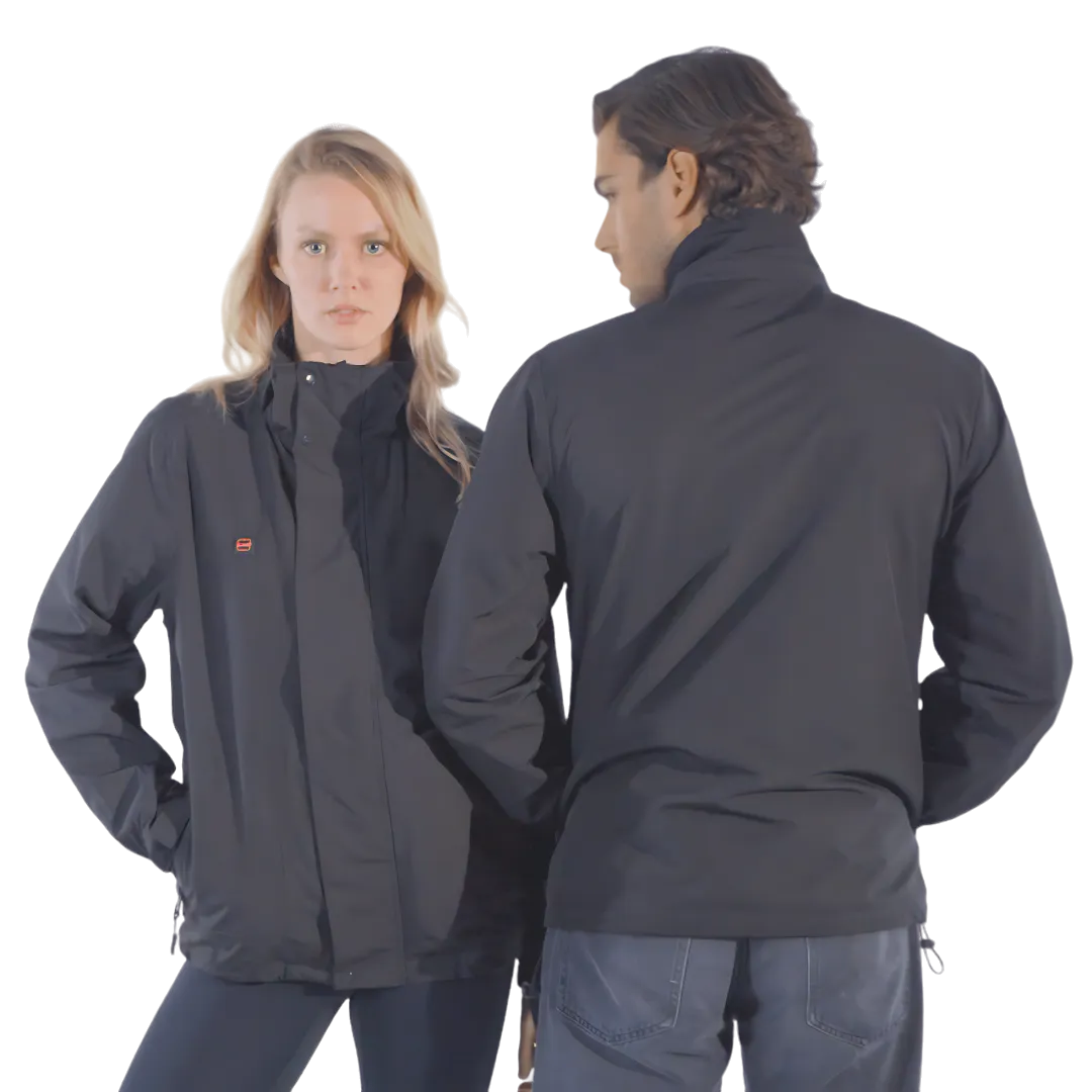 Modular, all-season graphene heated jacket