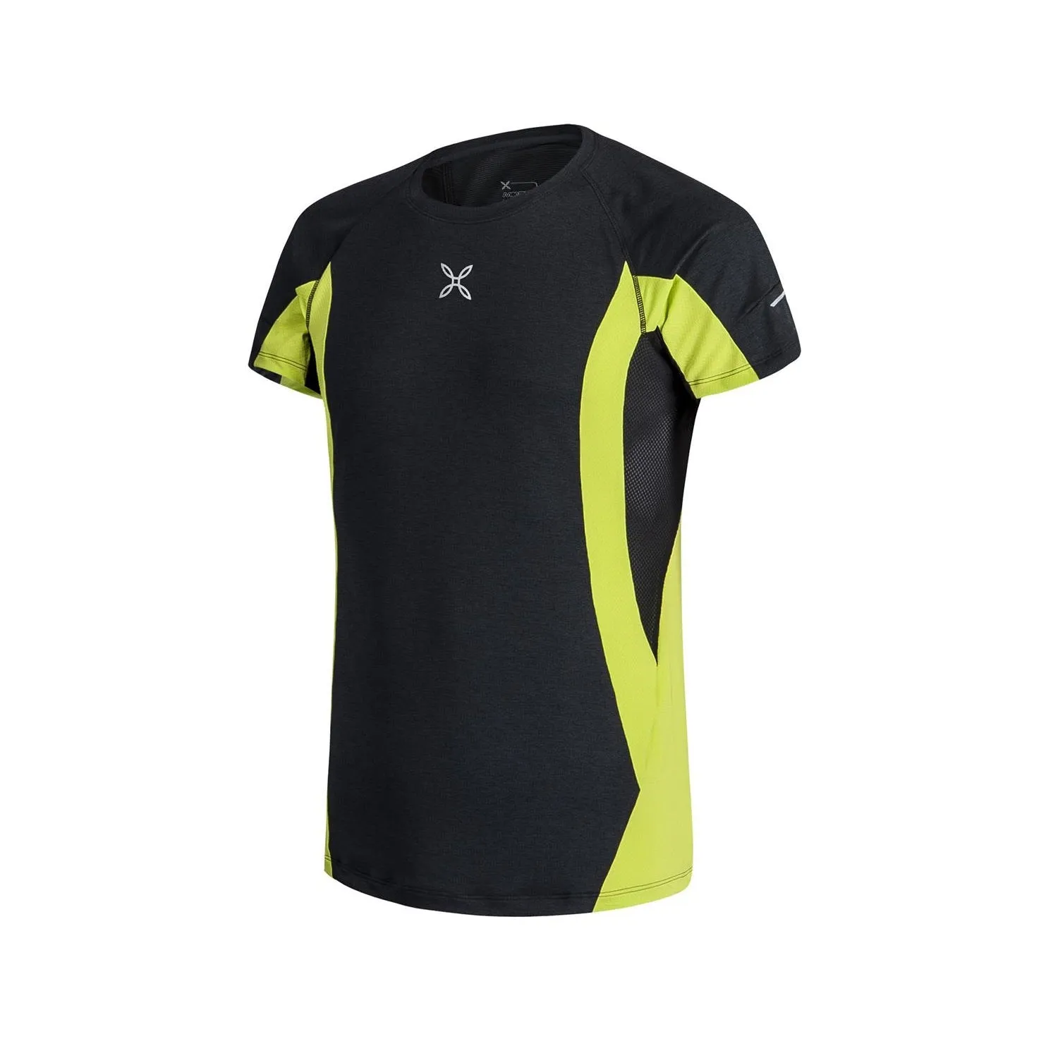 MONTURA RUN ENERGY T-SHIRT TECNICA UOMO TRASPIRANTE - COLORE: ANTRACITE/VERDE LIME