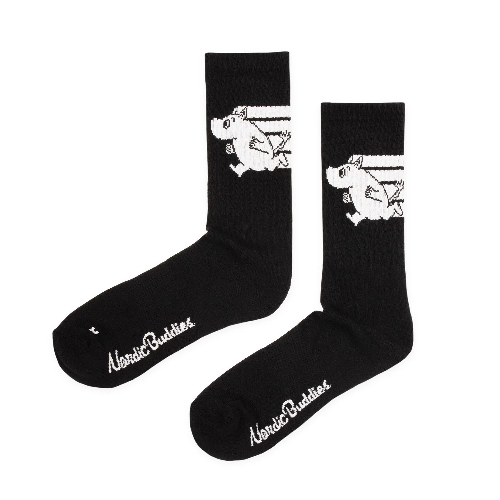 Moomintroll Active Socks and Beanie Combo - Black