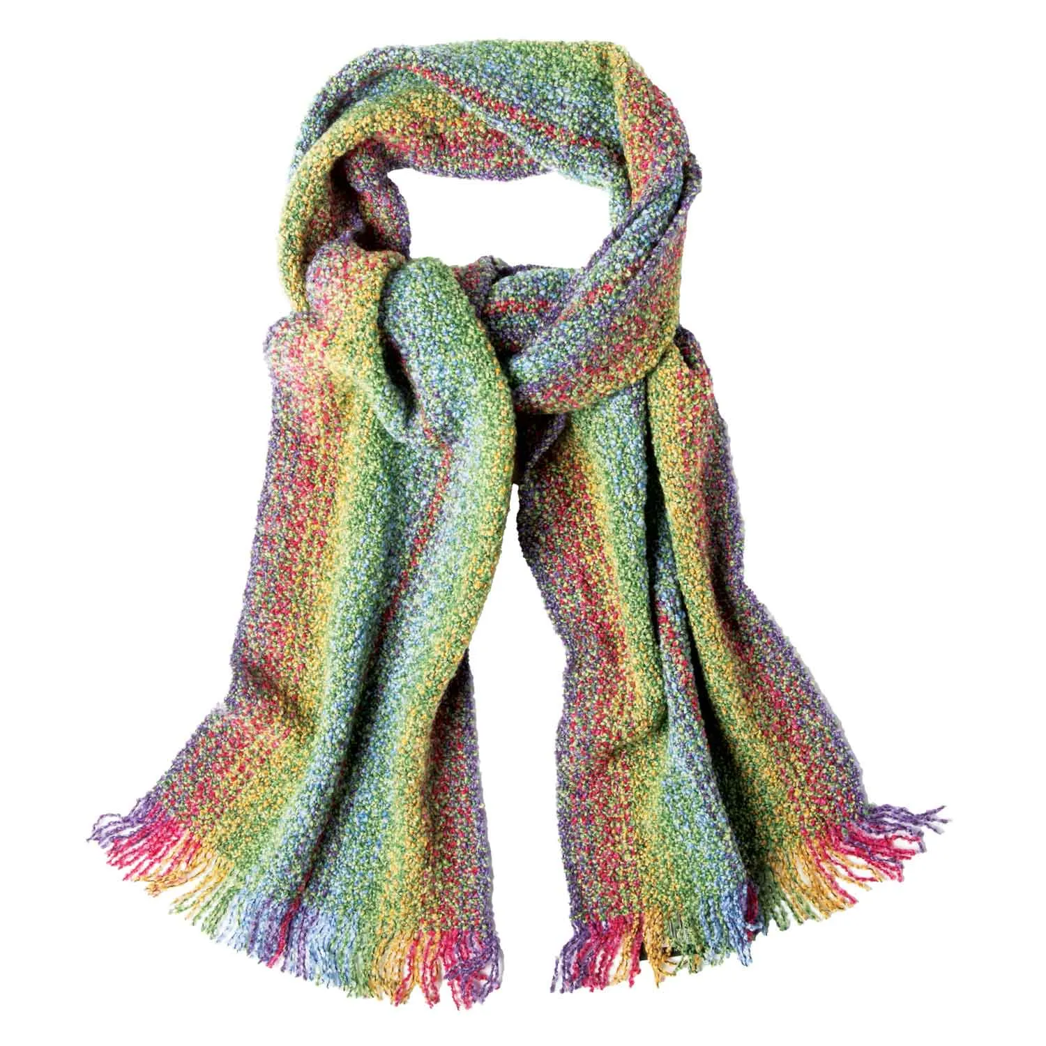 Mucros Weavers Skellig Scarf- Bright Multicolor