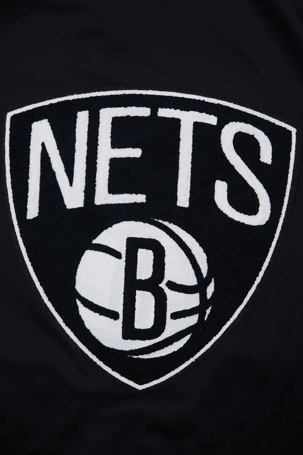 NBA BROOKLYN NETS HOMETOWN MEN'S TRACK JACKET (BLACK)