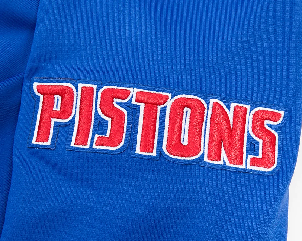 NBA DETROIT PISTONS CLASSIC MEN'S DK TRACK JACKET (ROYAL BLUE)