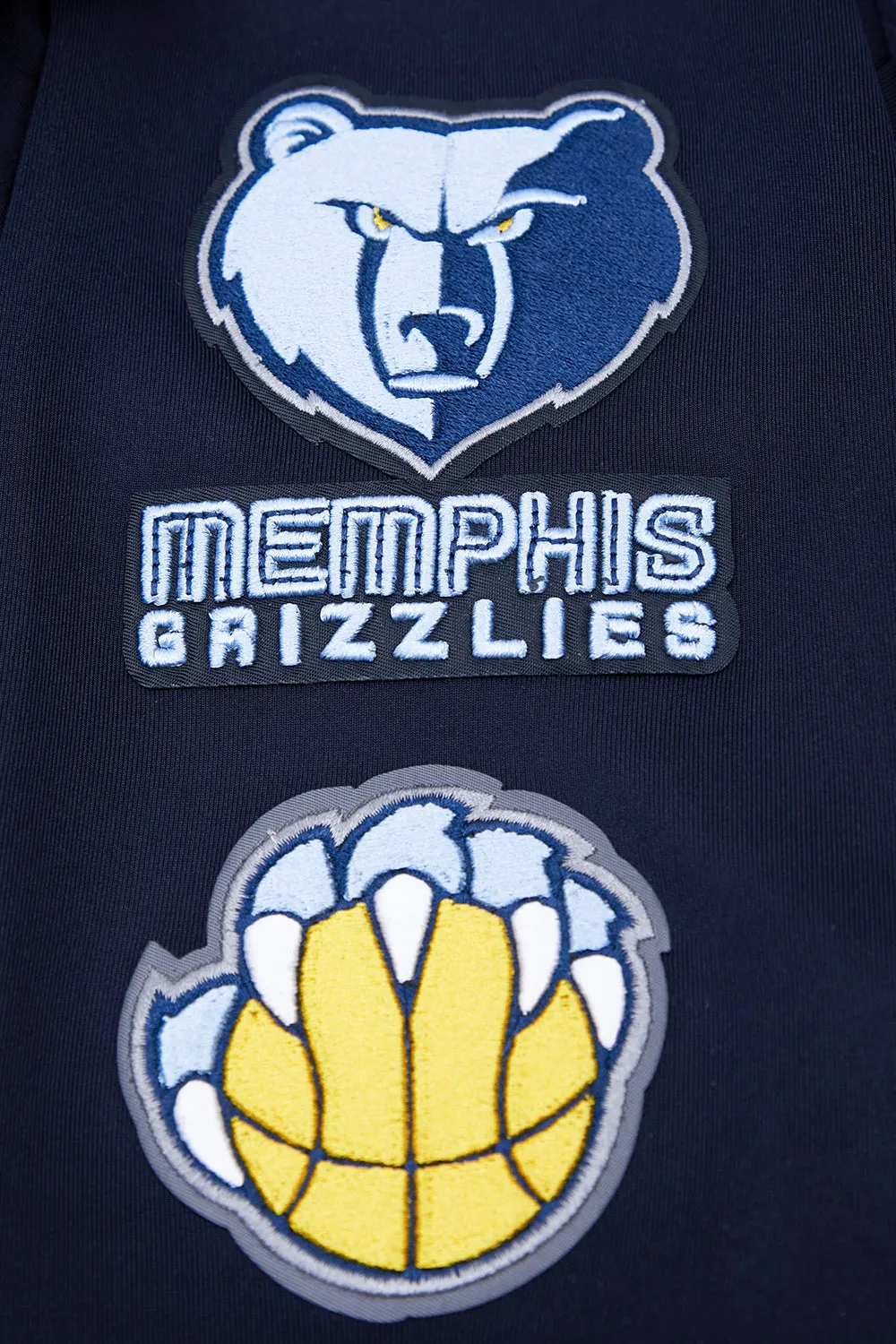 NBA MEMPHIS GRIZZLIES CLASSIC MEN'S TRACK JACKET (MIDNIGHT NAVY)