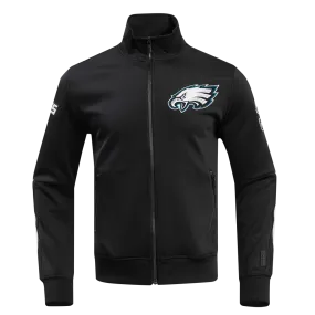 NFL PHILADELPHIA EAGLES CLASSIC MEN'S DK TRACK JACKET (BLACK)