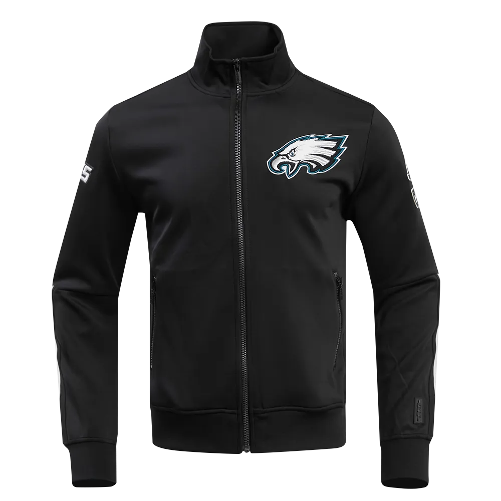 NFL PHILADELPHIA EAGLES CLASSIC MEN'S DK TRACK JACKET (BLACK)