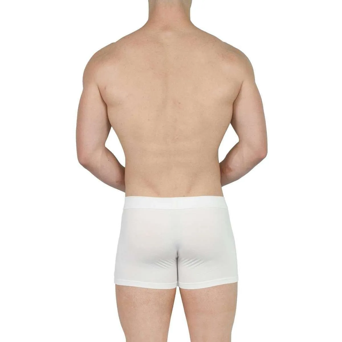 Obviously EliteMan Boxer Brief 3inch Leg - White