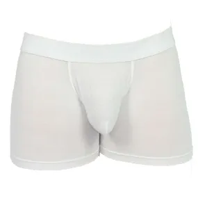 Obviously EliteMan Boxer Brief 3inch Leg - White