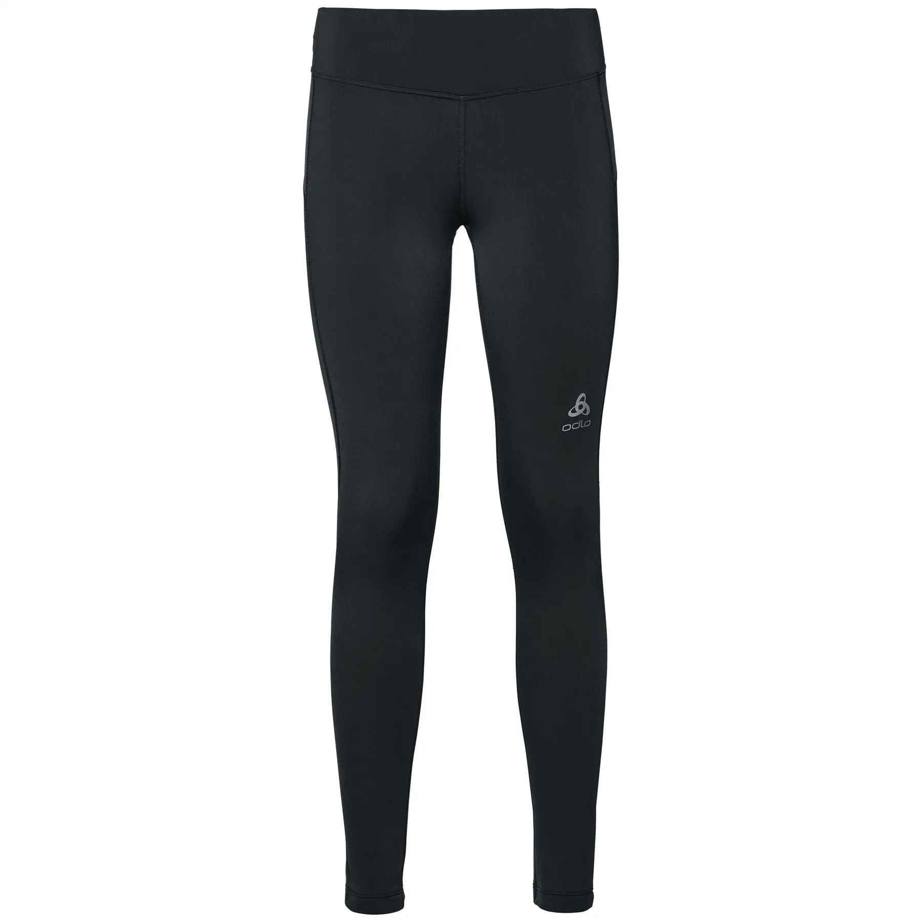 Odlo Element Women's Running Tights in Black High Waisted Sport Warm Leggings