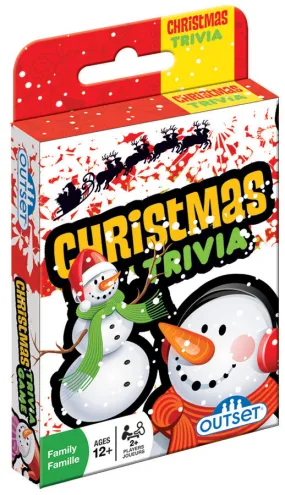 Outset Media - 19135 | Christmas Trivia Card Game