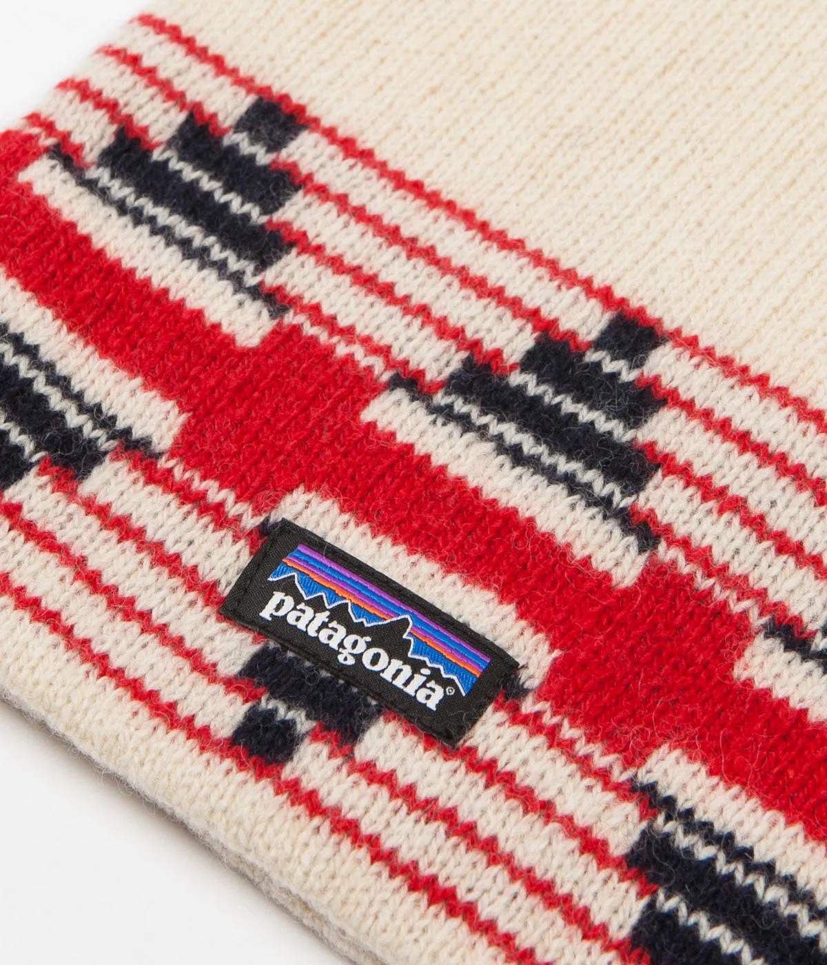 Patagonia Backslide Beanie - Pueblo Stripe / Toasted White