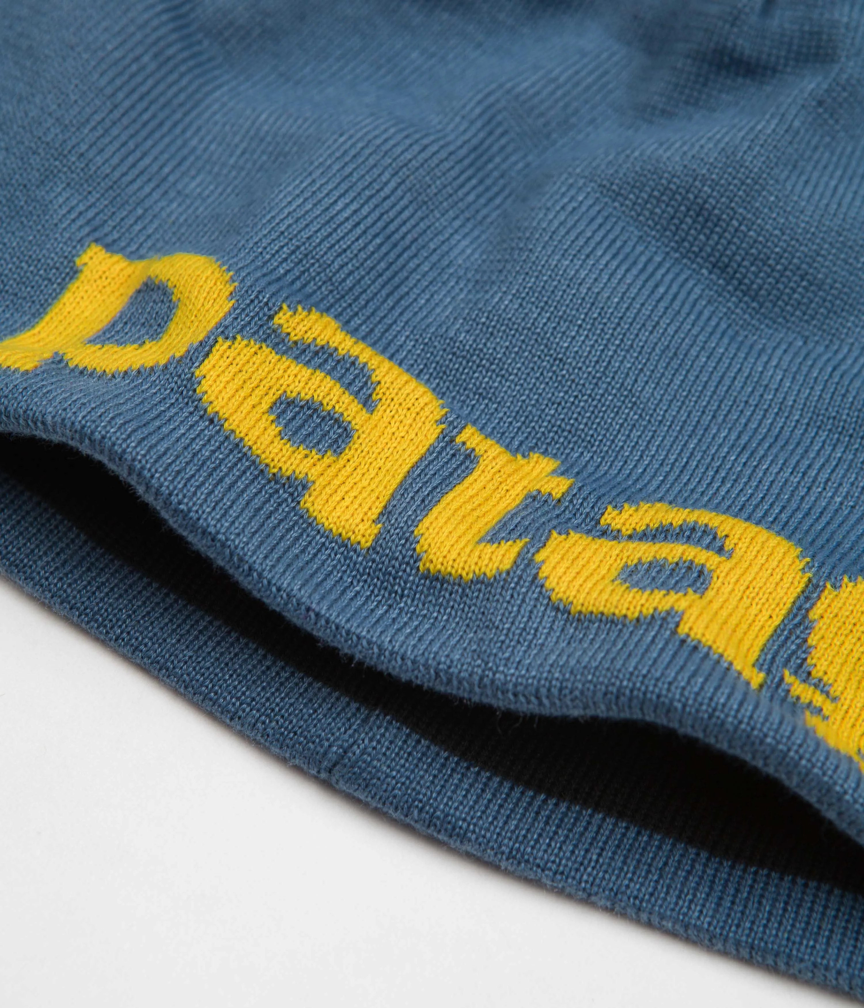 Patagonia Beanie - Logo Belwe Knit: Wavy Blue