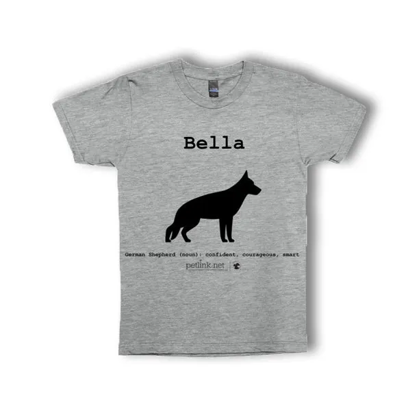 Personalized Breed Definition T-Shirts (breeds A-M)