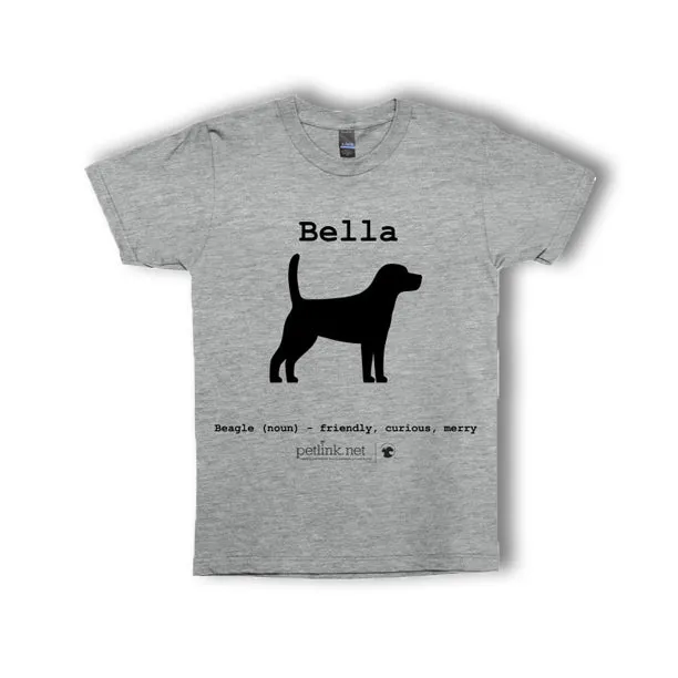 Personalized Breed Definition T-Shirts (breeds A-M)