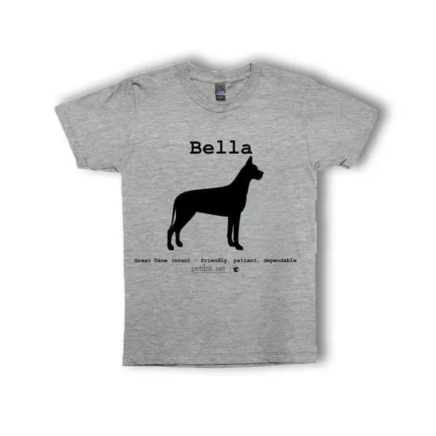 Personalized Breed Definition T-Shirts (breeds A-M)