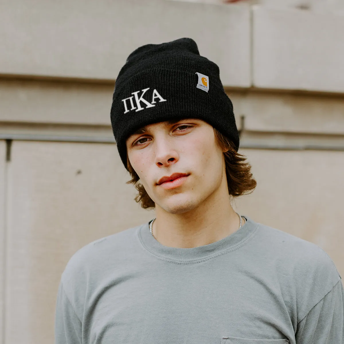 Phi Tau Black Carhartt Beanie