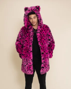 Pink Cheetah Classic Collector Edition Faux Fur Coat | Men's