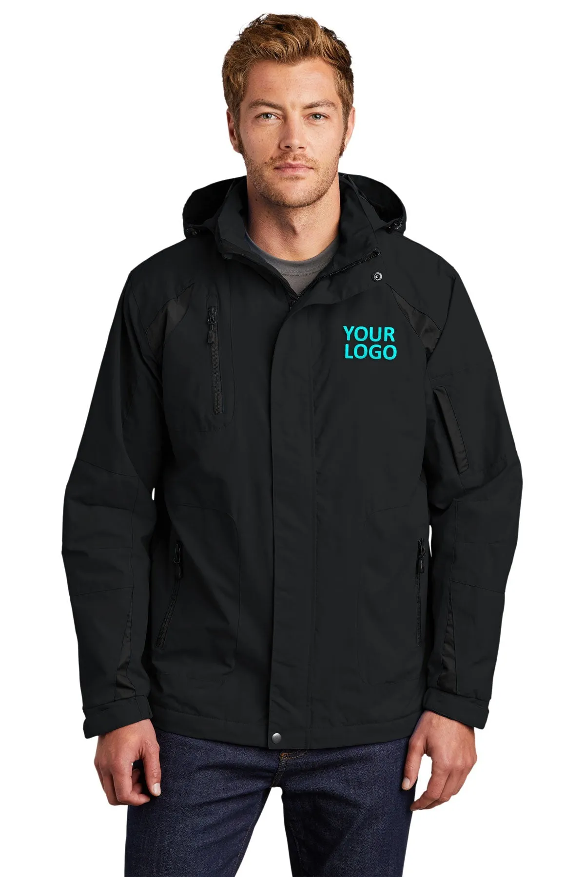 Port Authority All-Season II Custom Jackets, Black/ Black