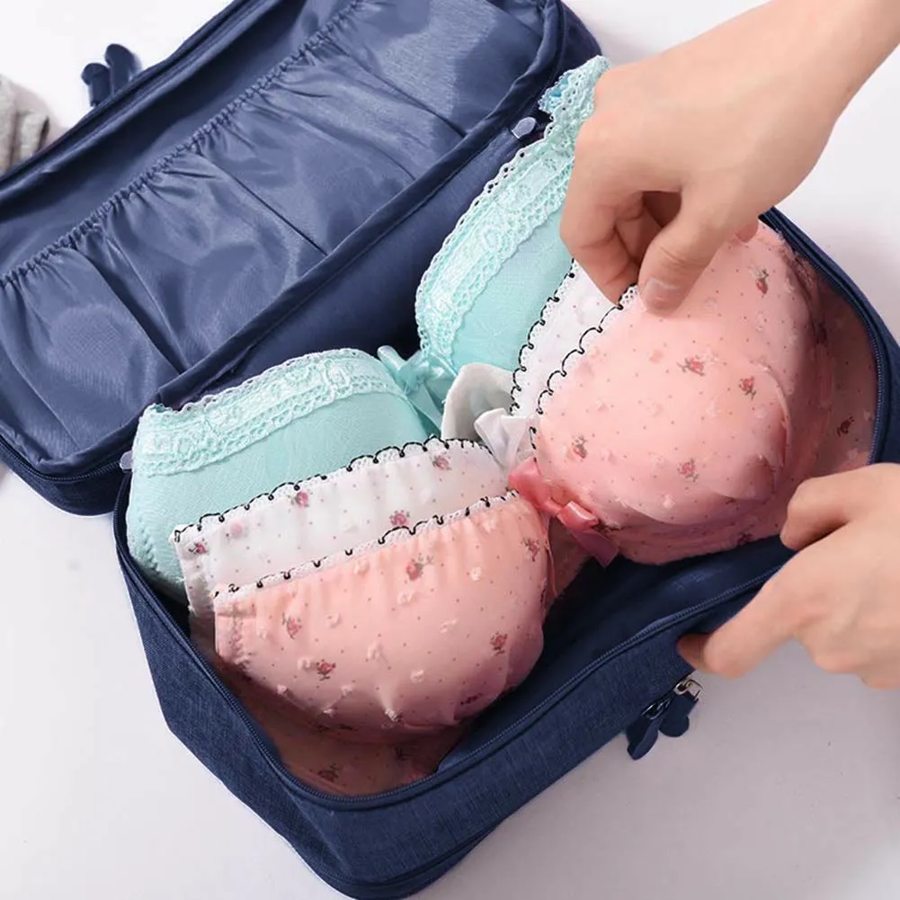 Portable Multifunctional Travel Oxford Underwear Storage Bag