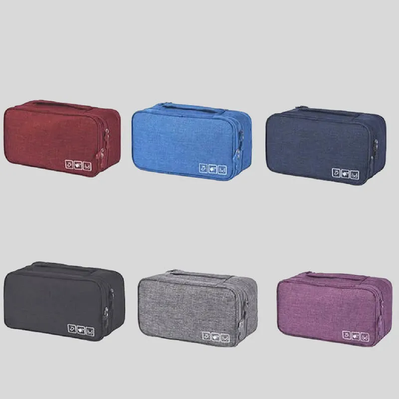 Portable Multifunctional Travel Oxford Underwear Storage Bag