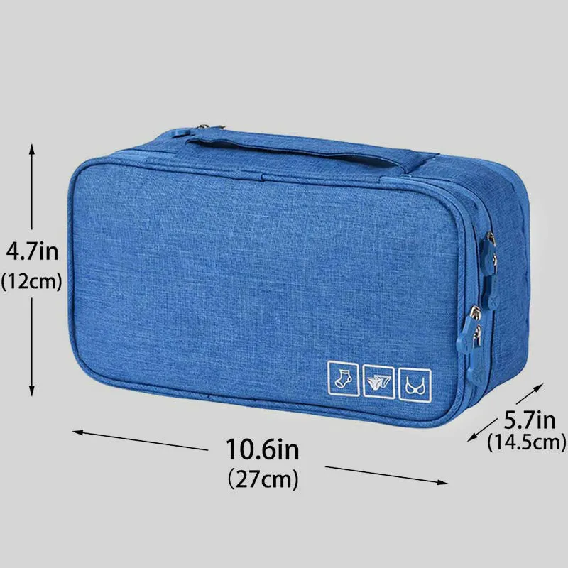 Portable Multifunctional Travel Oxford Underwear Storage Bag