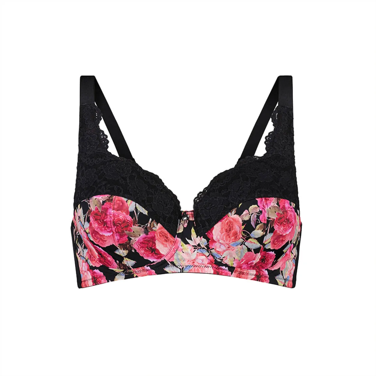 Print Padded Full Cup Bra - Cottage Garden