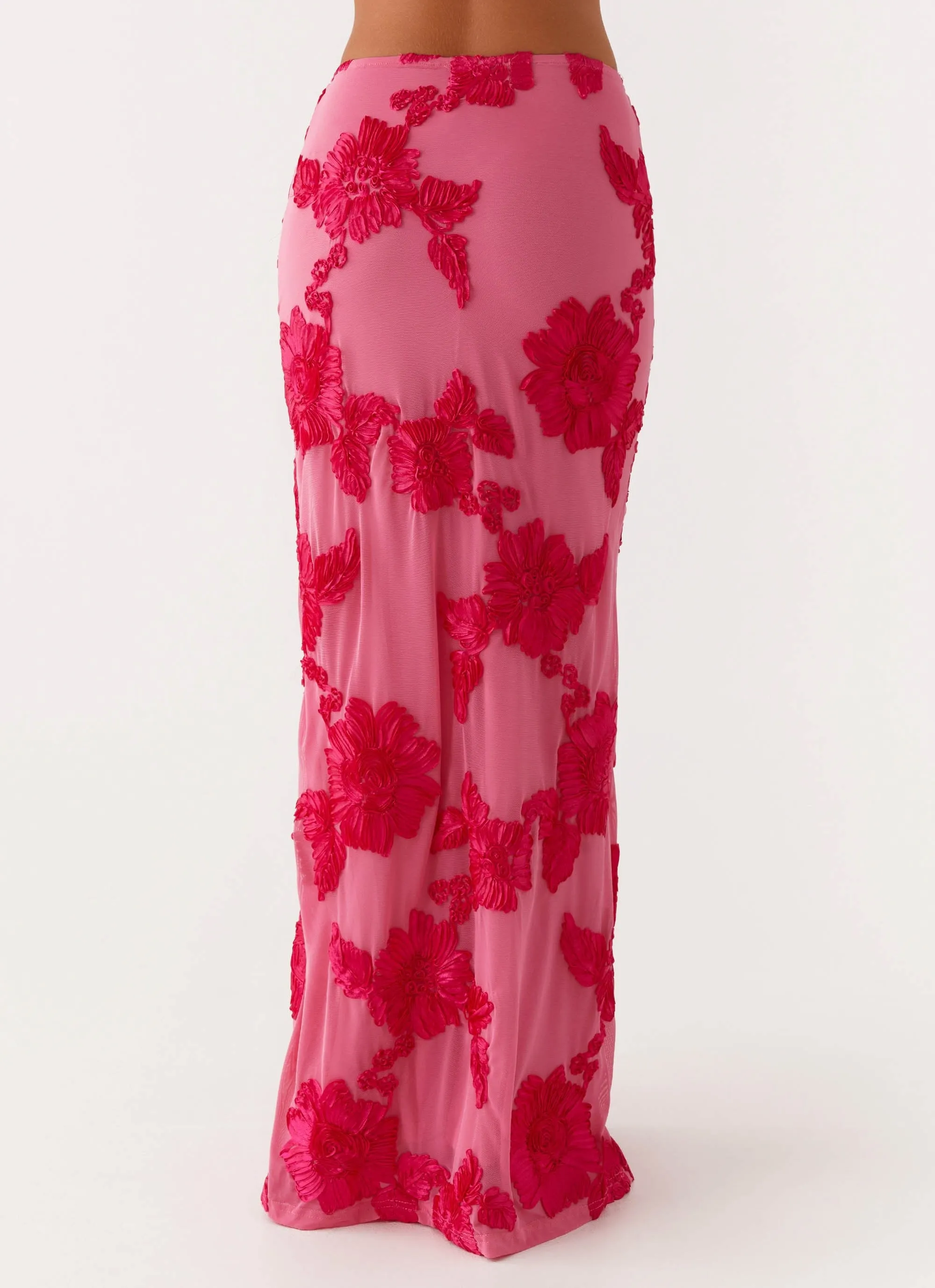 Radiate Maxi Skirt - Pink