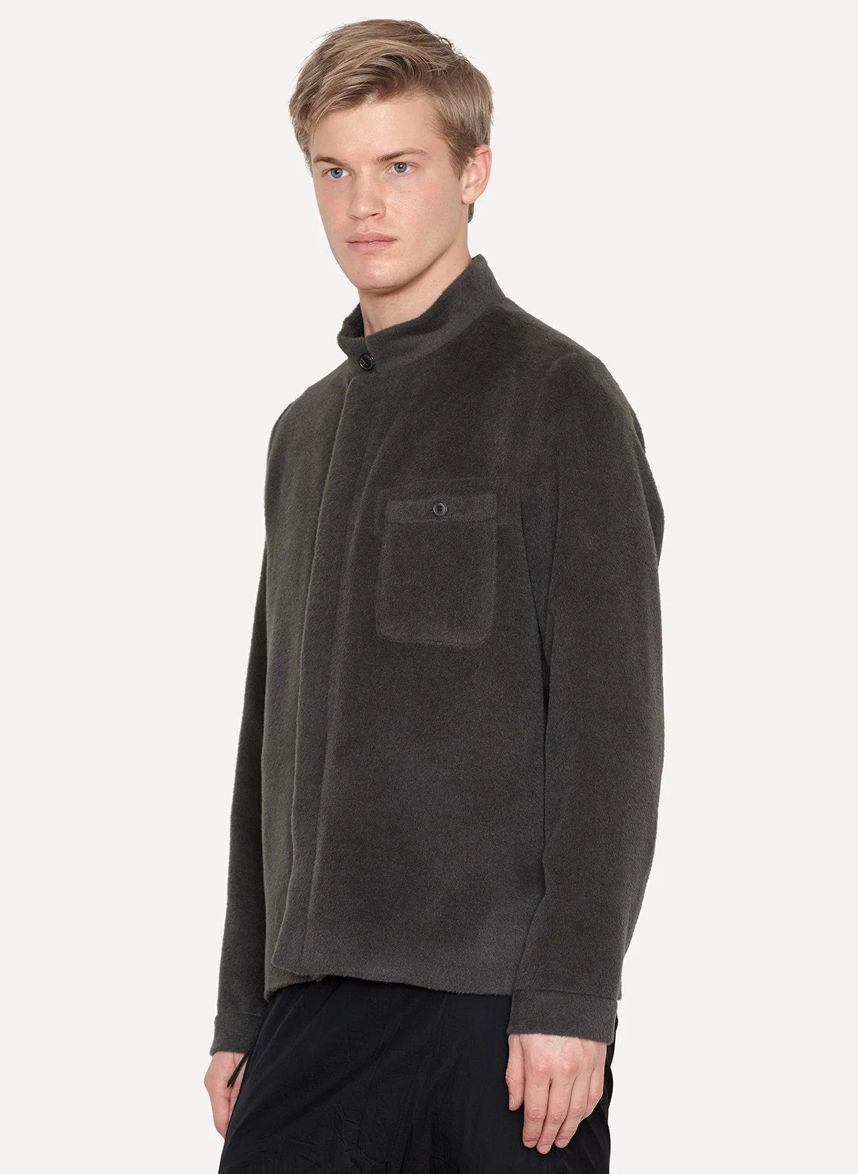 Raven Wool Cashmere Jacket Canvas