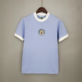 Retro Manchester City 1972 football shirt