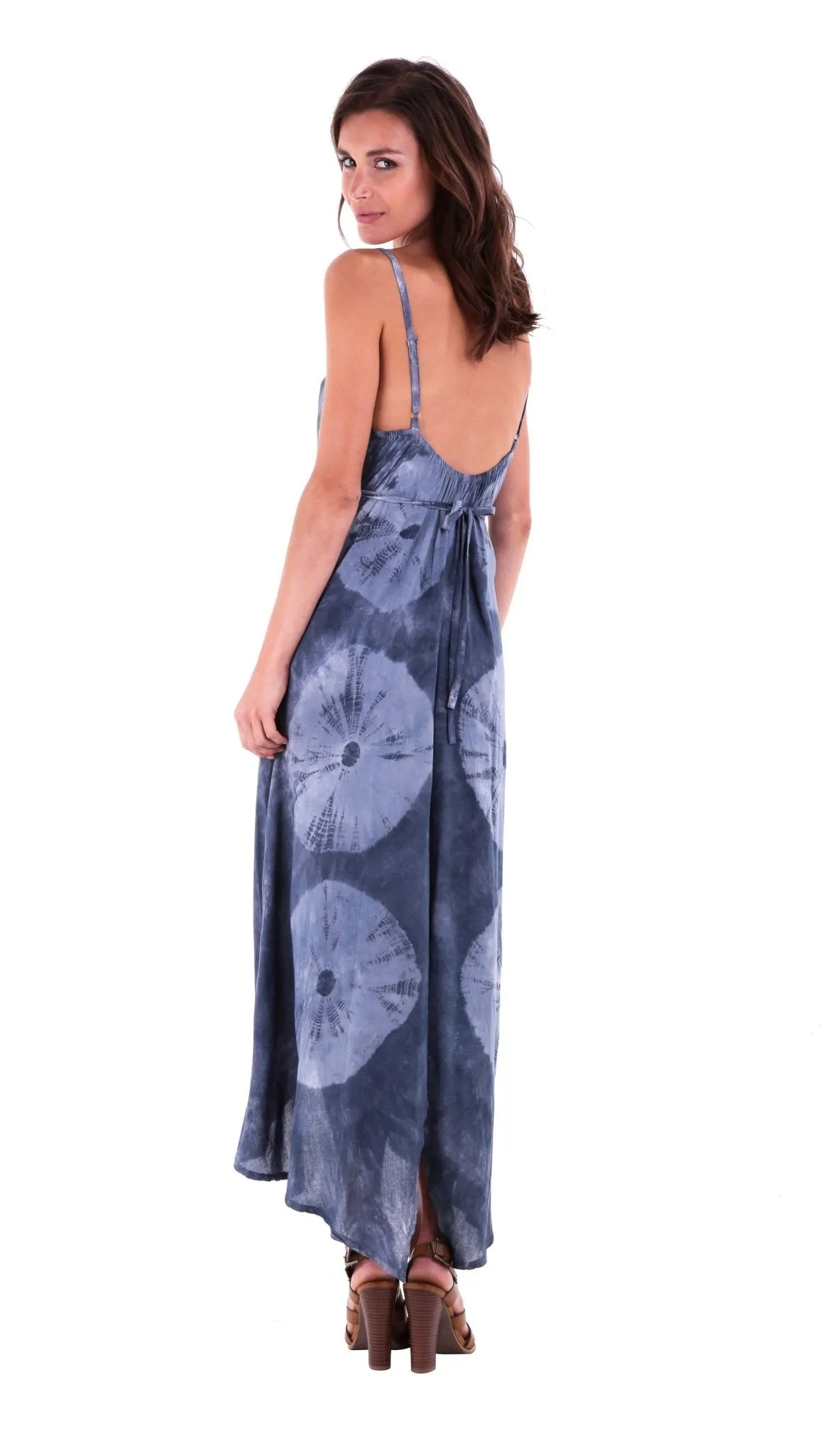 Savanah Long Asymmetrical Summer Slip Dress